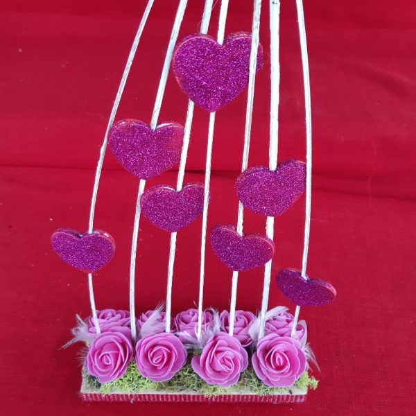 Roze hartjes - Afbeelding 2