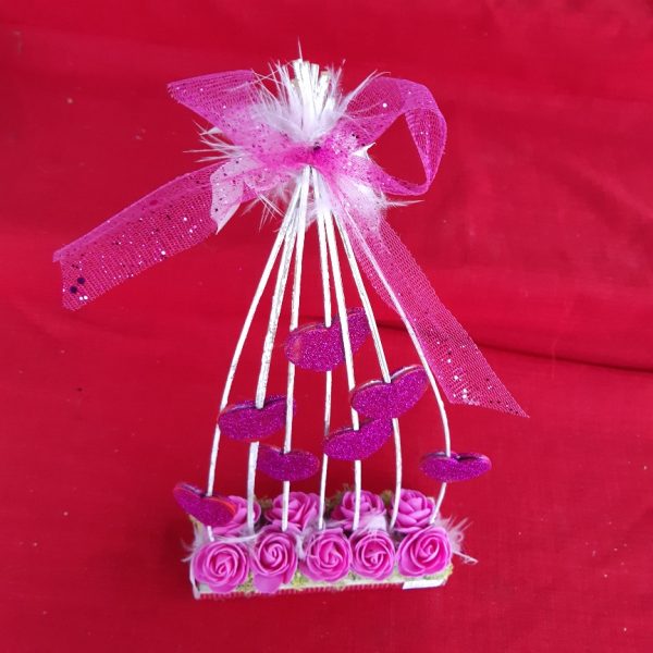 Roze hartjes