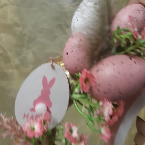 Krans Paashaas ( dia +/- 30 cm) - Afbeelding 2