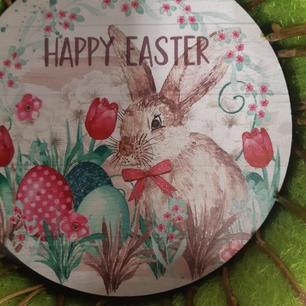 Krans Happy Easter (+/- 25cm) - Afbeelding 2