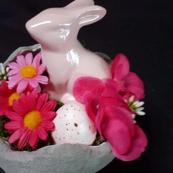 Paasei roze paashaas - Afbeelding 2