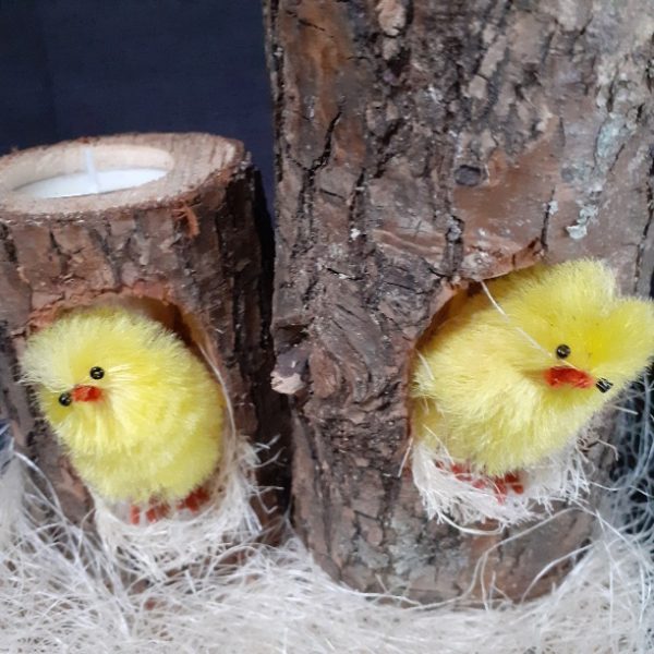 Kuikentjes in kaarsenhoudertjes - Afbeelding 2