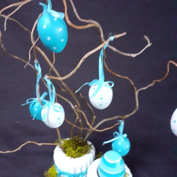 Paasboompje blauw getint - Afbeelding 3